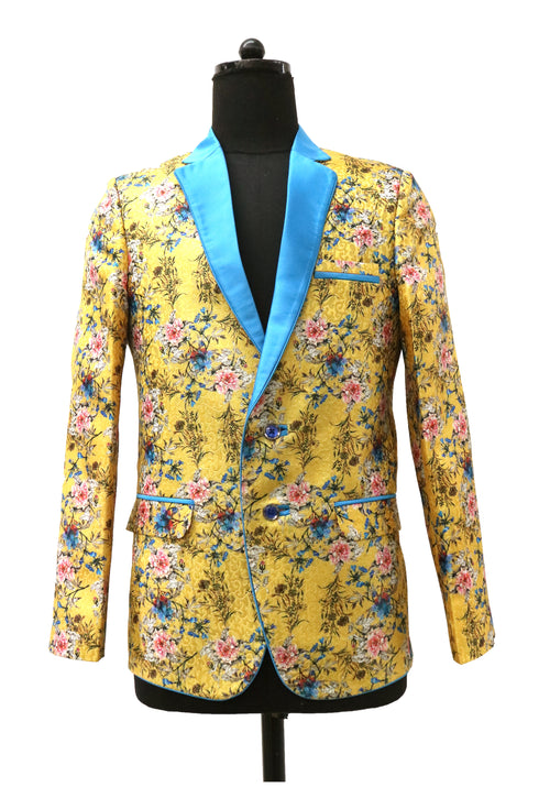 Yellow Sunshine Floral Jacket